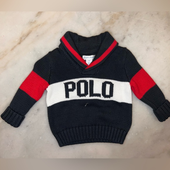 Polo by Ralph Lauren Sweater 6mos - Picture 2 of 3